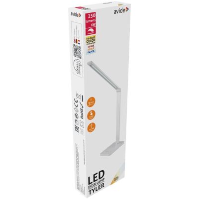 3. Avide ABLDL-6W-TYL-W LED-Tischleuchte G Weiß