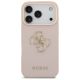 3. Guess Grained Big 4G & Classic Logo iPhone 17 Pro Hülle - Rosa