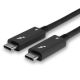 5. Lindy 31121 Thunderbolt-Kabel 2 m 40 Gbit/s Schwarz