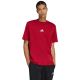 adidas Essentials 3-Streifen Herren-T-Shirt Rot KD4865
