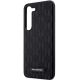6. Karl Lagerfeld Saffiano Mono Metal Logo Hülle für Samsung Galaxy S24+ – Schwarz