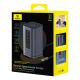 9. Baseus Spacemate Hub USB-C 11-in-1 Dockingstation mit 3x HDMI 4K 60Hz + 2x USB-A (10 Gbit/s) + 1x USB-C (10 Gbit/s) + RJ45 + 2x USB-A (480 Mbit/s) + 1x USB-C (PD) + 1x 3,5-mm-Klinkenbuchse – Grau