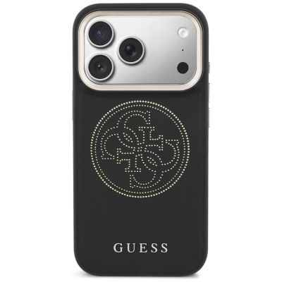 3. Guess Perforierte 4G MagSafe Hülle für iPhone 17 Pro - Schwarz