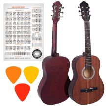 NN AG 34 Akustikgitarre 1/2 zum Erlernen des Spielens, matt