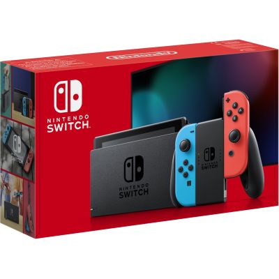 13. Nintendo Switch Tragbare Spielkonsole 15,8 cm (6,2 Zoll) 32 GB Touchscreen WLAN Blau, Grau, Rot