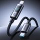 4. Joyroom S-A16 Pro Prism Series 30W USB-C - Lightning Kabel mit Display 1,2m - Schwarz