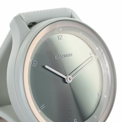 11. Garmin Vivomove Sport 40mm Agave Mint Silikonuhr