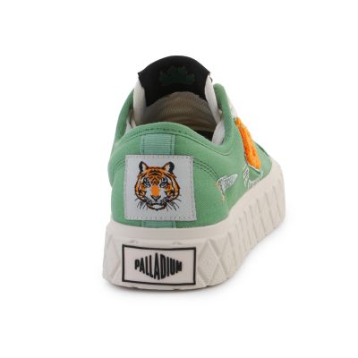 2. Palladium Stranger Things PALLA ACE TIGERS 94630-305-M Vintage Grün