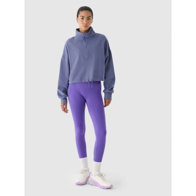 7. Damen-Sweatshirt ohne Kapuze 4F x Anna Lewandowska 4F 4FALSAW24TSWSF1743-31S