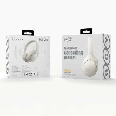 7. QCY H3 Lite On-Ear-Kopfhörer mit ANC und Bluetooth 5.3 – Weiß