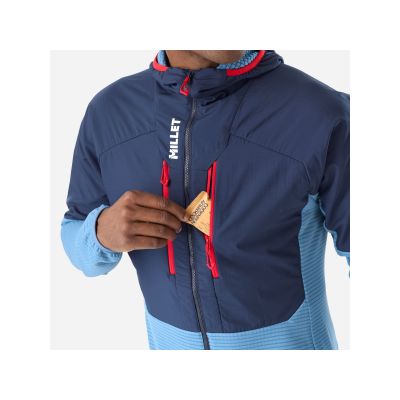 5. MILLET Parmelan Hybrid Hoodie Herrenjacke M Blau