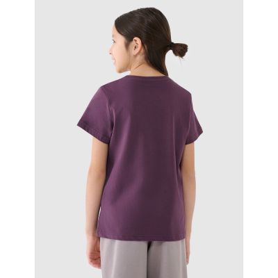 4. Mädchen-T-Shirt Regular Fit mit Aufdruck 4F 4FJRSS25TTSHF2585-50S
