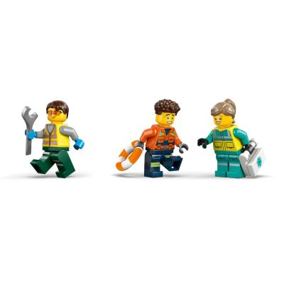 20. LEGO City 60505 Flugzeug, Service-LKW und Hovercraft