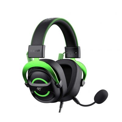 5. Havit H2002E Gaming-Kopfhörer (Schwarz/Grün)