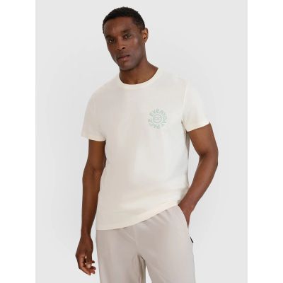 Herren T-Shirt mit normalem Aufdruck 4F 4FWSS25TTSHM1980-11S