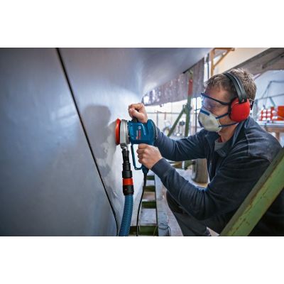 4. Bosch GEX 34-125 Exzenterschleifer, 12.000 U/min, 24.000 OPM, Blau, 340 W