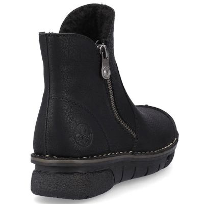 45. Bequeme isolierte Stiefeletten Rieker W RKR612 schwarz