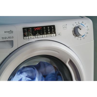 11. Candy Smart Pro Inverter CO 474TWM6/1-S Waschmaschine, Frontlader, 7 kg, 1400 U/min, Weiß