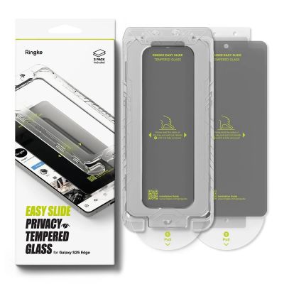 6. Ringke Easy Slide 2er-Pack Sichtschutzglas für Samsung Galaxy S25 Edge