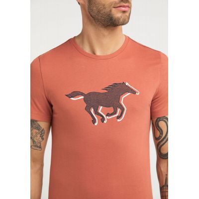 25. Mustang Aaron C Print T-Shirt M 1009522 7103