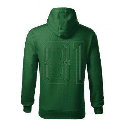 3. Malfini Cape Free M MLI-F1306 Flaschengrünes Sweatshirt