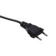 2. SAVIO CL-105 Kabel (2-polig - Euro; 3 m; schwarz)