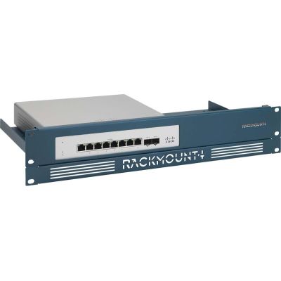 2. Rackmount.IT CISRACK RM-CI-T17 - Montagekit für Netzwerkgeräte - Rackmontage - Metallicblau - 1 HE - 19" (48,3 cm)