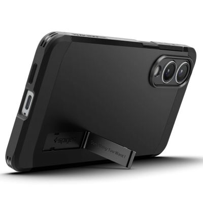9. Spigen Tough Armor MagSafe Hülle für Samsung Galaxy S25 Edge - Schwarz