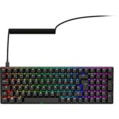 2. Sharkoon Gaming-Tastatur Skiller SGK50S2 PBT Schwarz und Gelb RGB