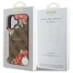 8. Guess GUHMP16SP4ROPEMCW iPhone 16 6,1" braun/braunes Hardcase 4G Flowers Print MagSafe