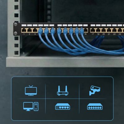 5. Extralink CAT6A STP | Patchpanel | 24 Ports