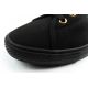 6. Lee Cooper Damenschuhe, sportliche schwarze Slip-On-Ballerinas