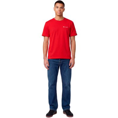 5. Champion Kurzarm-T-Shirt für Herren, rot, 221798 RS067
