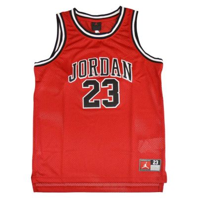 Air Jordan Junior Michael Jordan 23 Rotes Kinder-Basketballtrikot - 95A773-R78