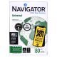 2. Kopierpapier Universal Premium Navigator 8247A80 (A4; 80 g/m²; 500 Blatt; weißes Papier)