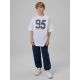 7. Locker geschnittenes Jungen-T-Shirt mit Aufdruck 4F 4FJRSS26TTSHM3786-10S