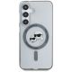 3. Karl Lagerfeld Button Karl & Choupette Heads Printed Logo MagSafe Samsung Galaxy S25 Plus Hülle schwarz