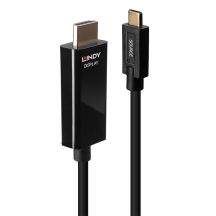 Lindy 43315 Kabeladapter 5 m USB Typ-C auf HDMI Typ A (Standard) Schwarz