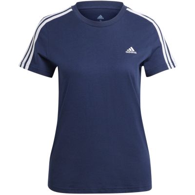 6. adidas Essentials Slim 3-Streifen Tee W IM2791