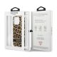 8. Guess GUHCP13LHSLEOW iPhone 13 Pro / 13 6.1" Braun/Braun Hardcase Leopard