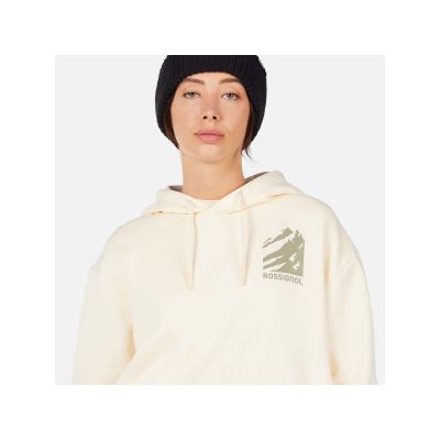 5. Damen-Sweatshirt ROSSIGNOL W WATERFALL H RELAX SWEATSHIRT weiß