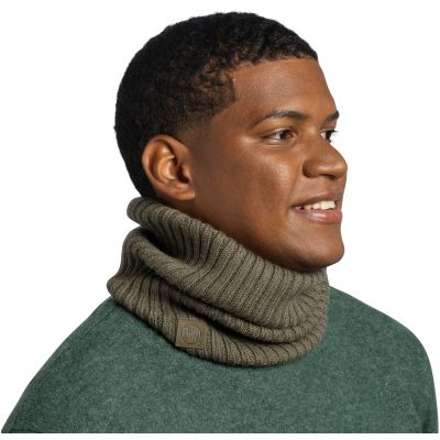 4. Buff Knitted Neckwarmer Norval Halswärmer – bark, Größe: M
