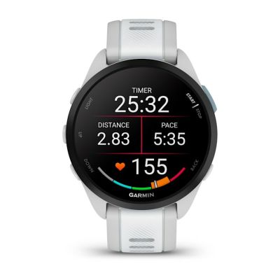 2. Garmin Forerunner 165 Music AMOLED 43mm Mist Grey Whitestone Sportuhr