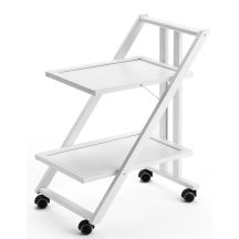 Servierwagen von ARREDAMENTI SIMPATY - 64 x 45 cm, weiß