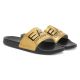 Emporio Armani EA7 Herren-Sportsandalen Schwarz/Gold - 7X000108-AF15118-MZ097