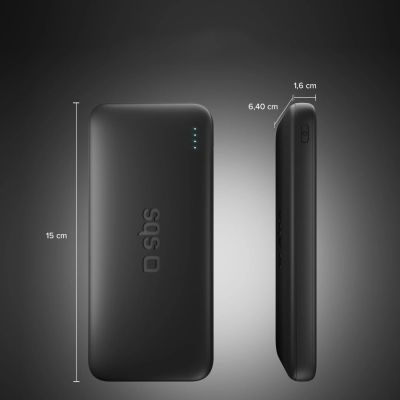 8. SBS Infinity Powerbank 10000mAh 10W LiFePo₄ USB-A USB-C - Schwarz