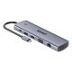 3. UNITEK D1113BGY01 Hubs und Konzentratoren 2 x USB 3.2 Gen 2 (3.1 Gen 2) Typ-C 1000 Mbit/s Grau