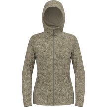 Damen-Fleecejacke ODLO TENCIA Mid Layer Hoody Full Zip, beige