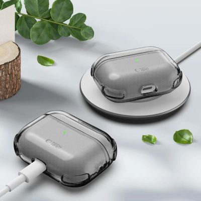 8. Tech-Protect Bounce Hülle für AirPods Pro 3 – Transparent