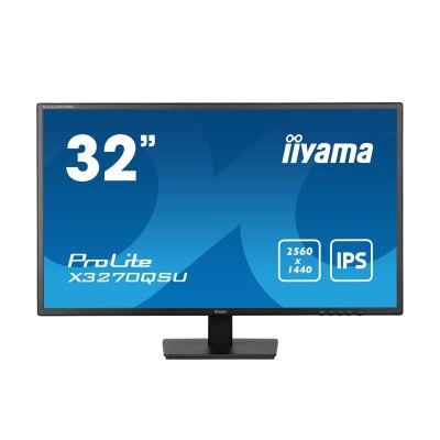 17. iiyama ProLite X3270QSU-B1 Monitor 81,3 cm (32") 2560 x 1440 px Wide Quad HD LED Schwarz